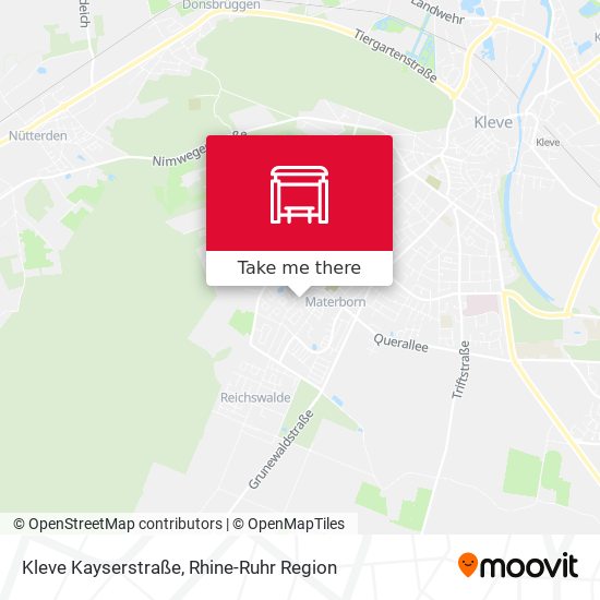 Kleve Kayserstraße map