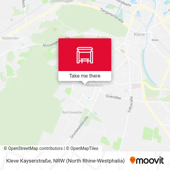 Kleve Kayserstraße map