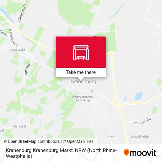 Kranenburg Kranenburg Markt map