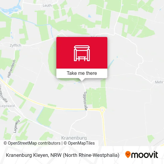 Kranenburg Kleyen map