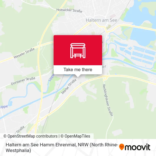 Карта Haltern am See Hamm Ehrenmal