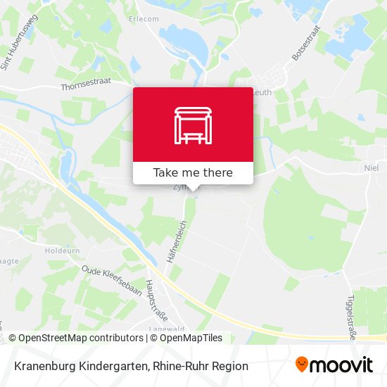 Kranenburg Kindergarten map