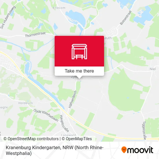 Kranenburg Kindergarten map