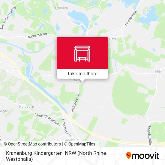 Kranenburg Kindergarten map