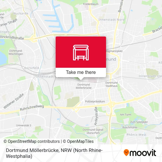 Карта Dortmund Möllerbrücke