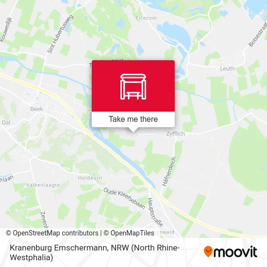 Kranenburg Emschermann map