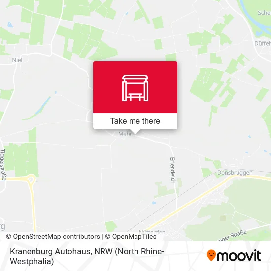 Kranenburg Autohaus map