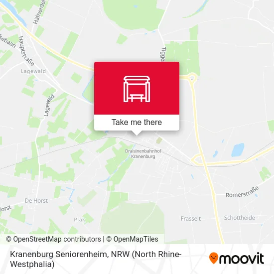 Kranenburg Seniorenheim map