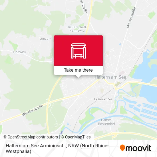 Карта Haltern am See Arminiusstr.