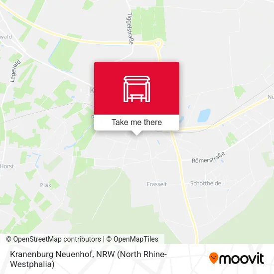 Карта Kranenburg Neuenhof