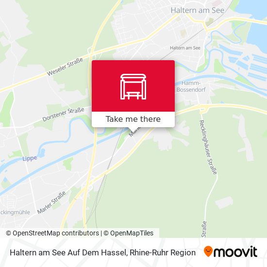 Haltern am See Auf Dem Hassel map