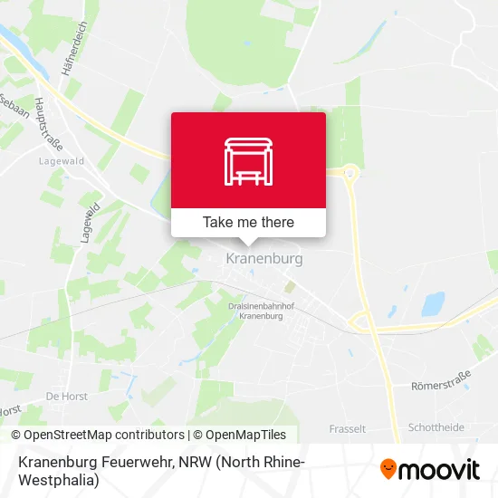 Карта Kranenburg Feuerwehr