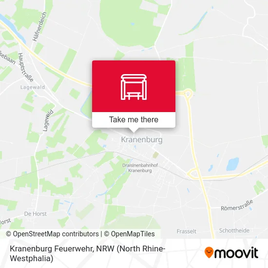 Kranenburg Feuerwehr map