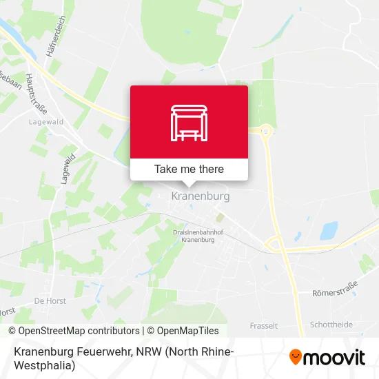 Kranenburg Feuerwehr map