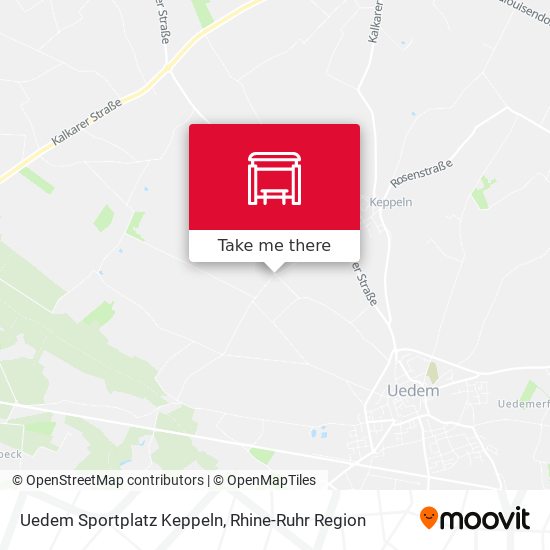 Uedem Sportplatz Keppeln map
