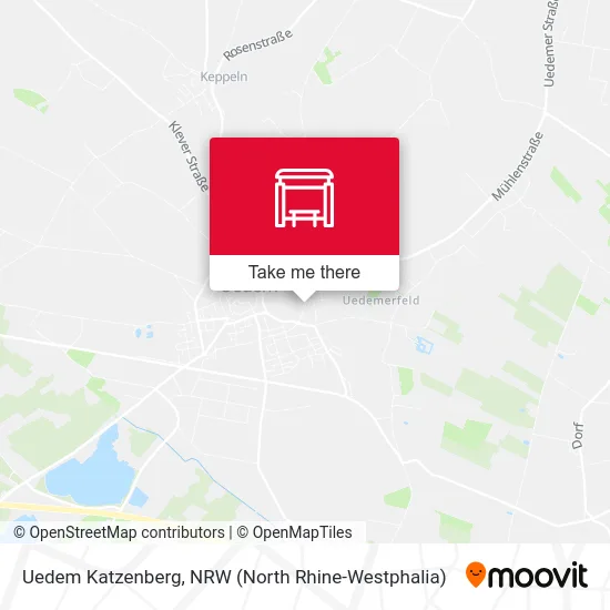 Карта Uedem Katzenberg