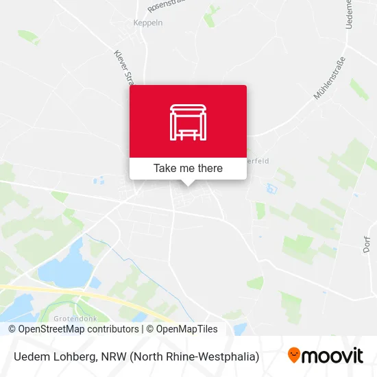 Карта Uedem Lohberg