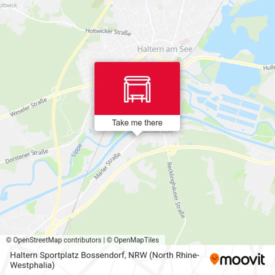 Карта Haltern Sportplatz Bossendorf