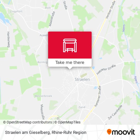 Straelen am Gieselberg map