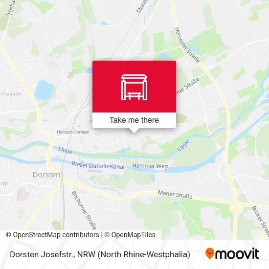 Dorsten Josefstr. map