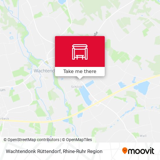 Wachtendonk Rüttendorf map