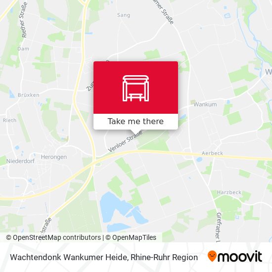 Wachtendonk Wankumer Heide map