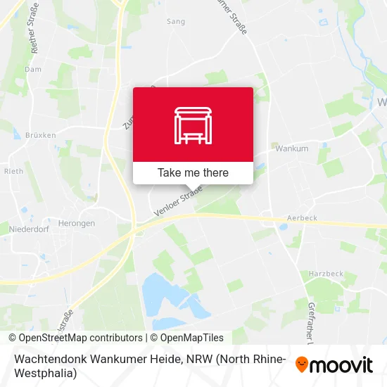 Карта Wachtendonk Wankumer Heide