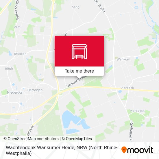 Карта Wachtendonk Wankumer Heide