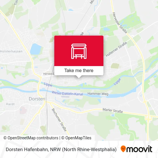 Карта Dorsten Hafenbahn