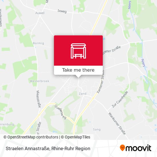 Straelen Annastraße map