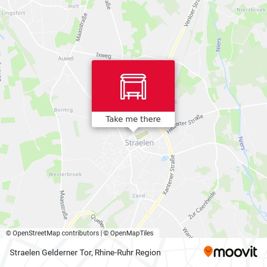 Straelen Gelderner Tor map