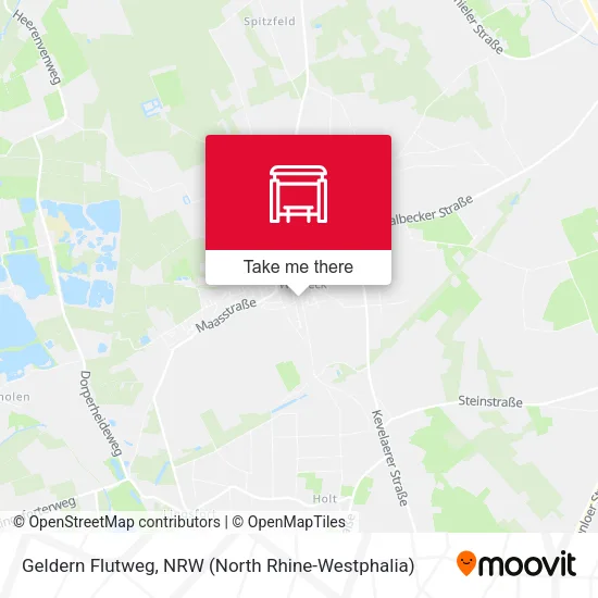Карта Geldern Flutweg