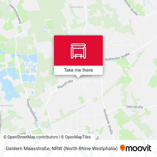 Карта Geldern Maasstraße