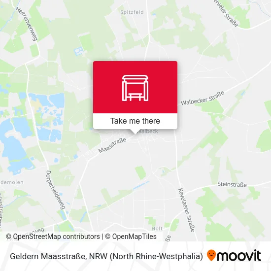 Карта Geldern Maasstraße