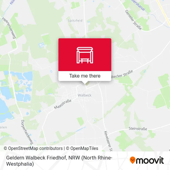 Geldern Walbeck Friedhof map