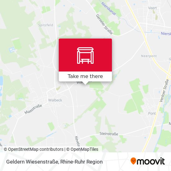Geldern Wiesenstraße map