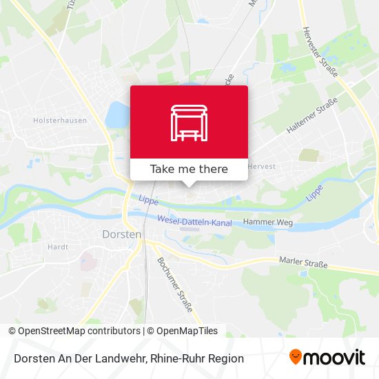 Dorsten An Der Landwehr map