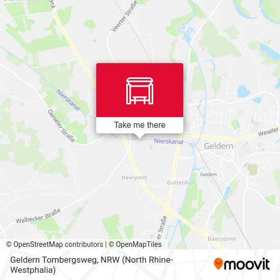 Карта Geldern Tombergsweg