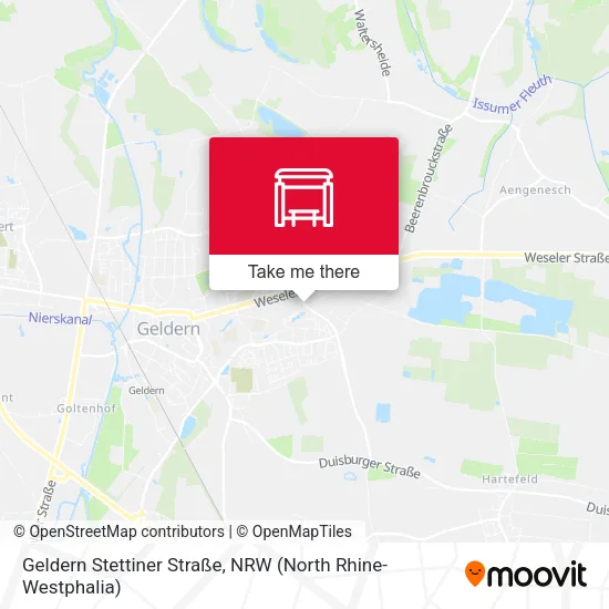 Карта Geldern Stettiner Straße