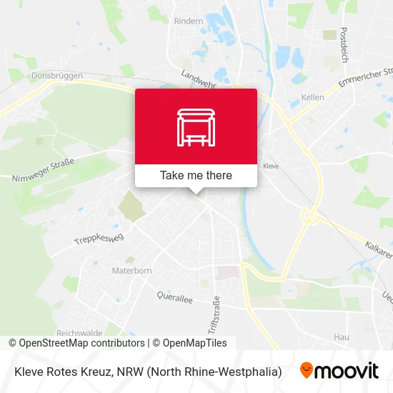 Kleve Rotes Kreuz map