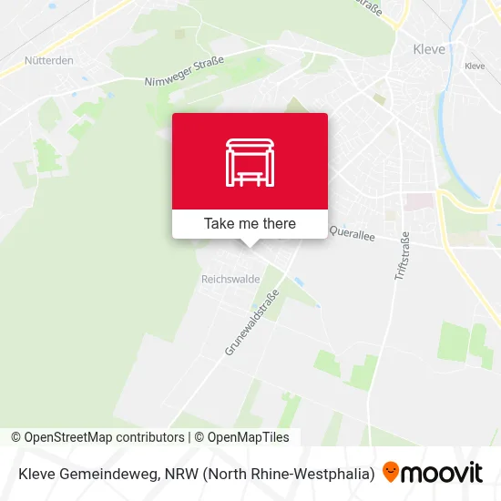 Kleve Gemeindeweg map