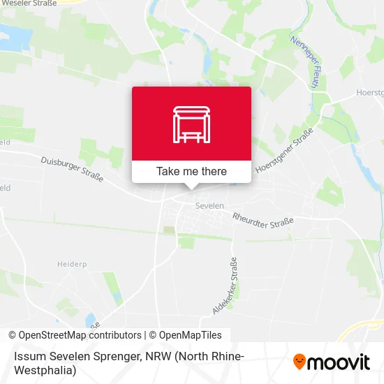 Карта Issum Sevelen Sprenger