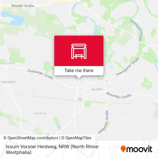 Карта Issum Vorster Heidweg