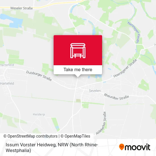 Карта Issum Vorster Heidweg