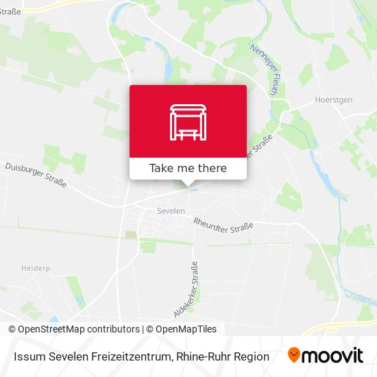 Issum Sevelen Freizeitzentrum map