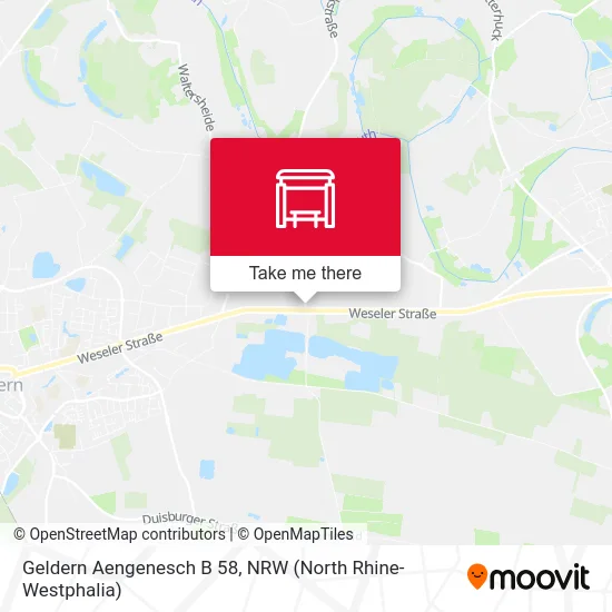 Карта Geldern Aengenesch B 58