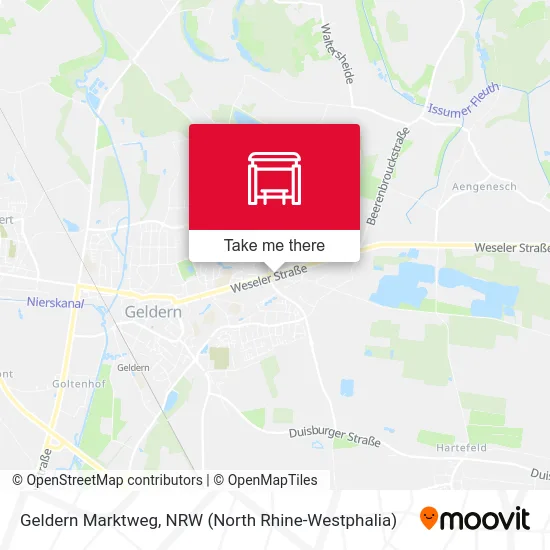 Карта Geldern Marktweg