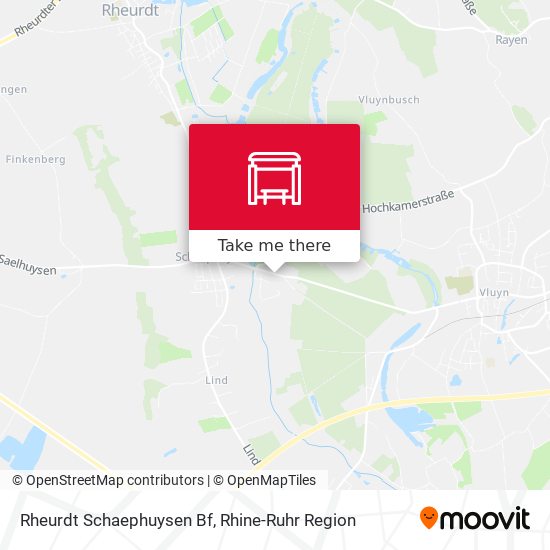 Rheurdt Schaephuysen Bf map