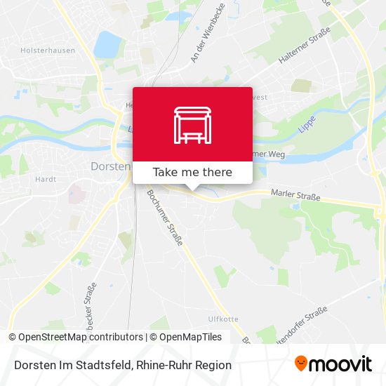 Dorsten Im Stadtsfeld map