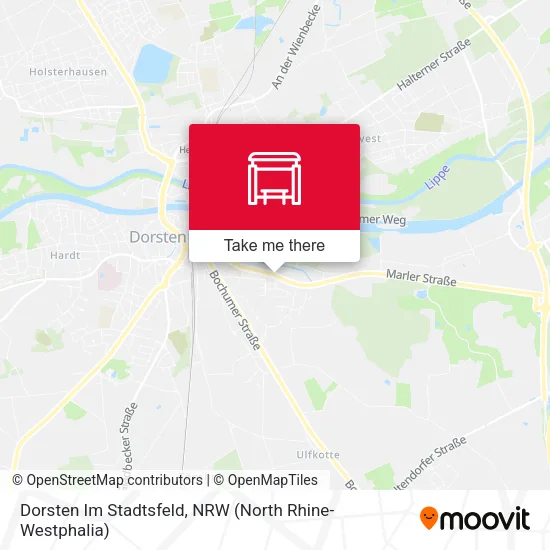 Карта Dorsten Im Stadtsfeld